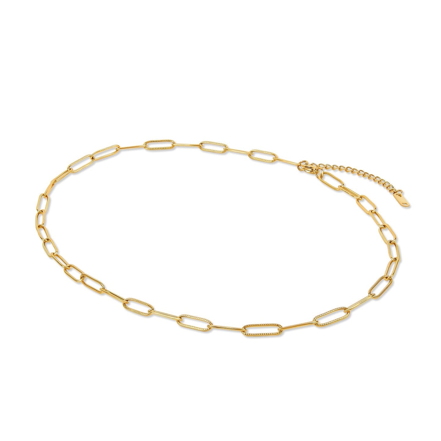 Build Your Charm Necklace Clip Chain - Gold