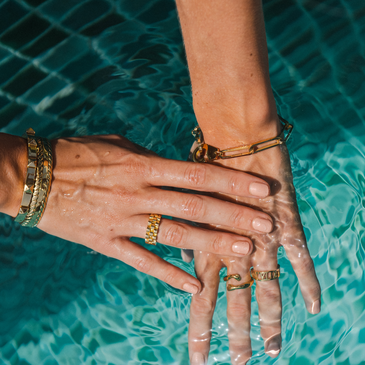 Watch Strap Ring - Gold