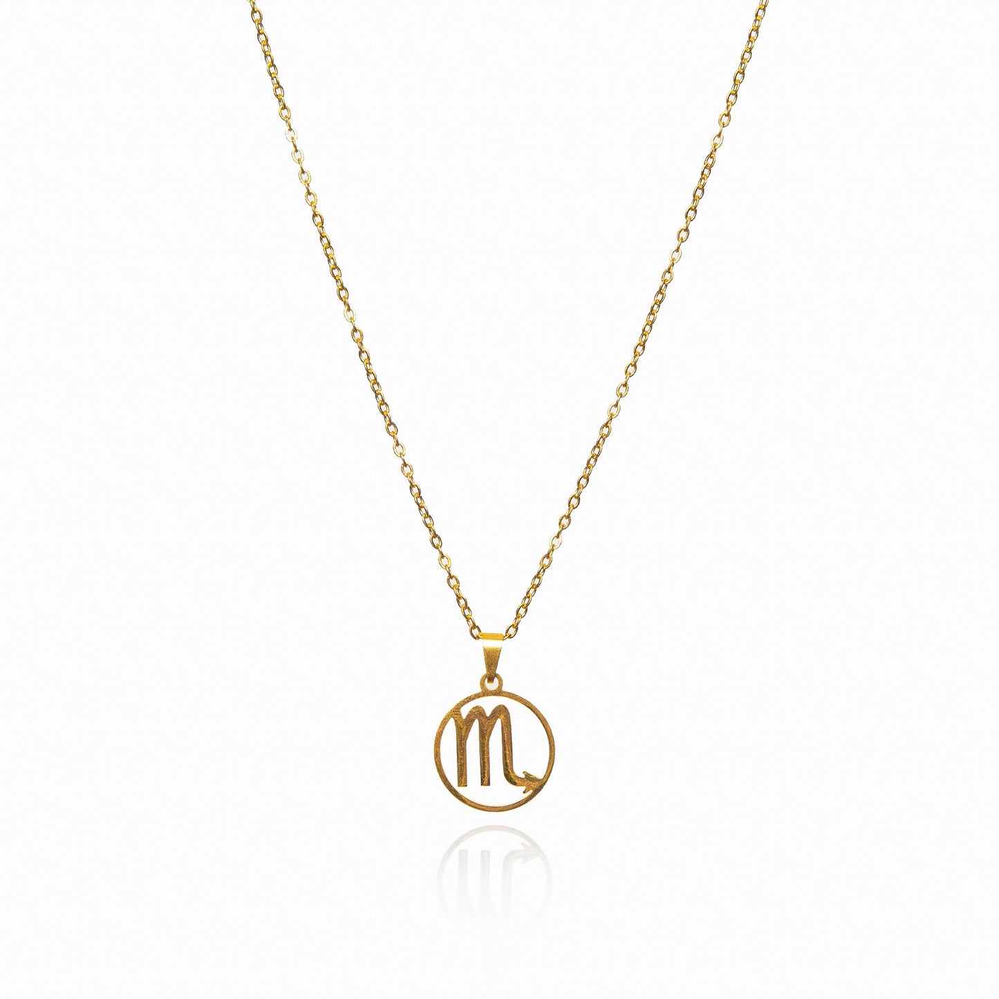 Star Sign Pendant Necklace - Gold
