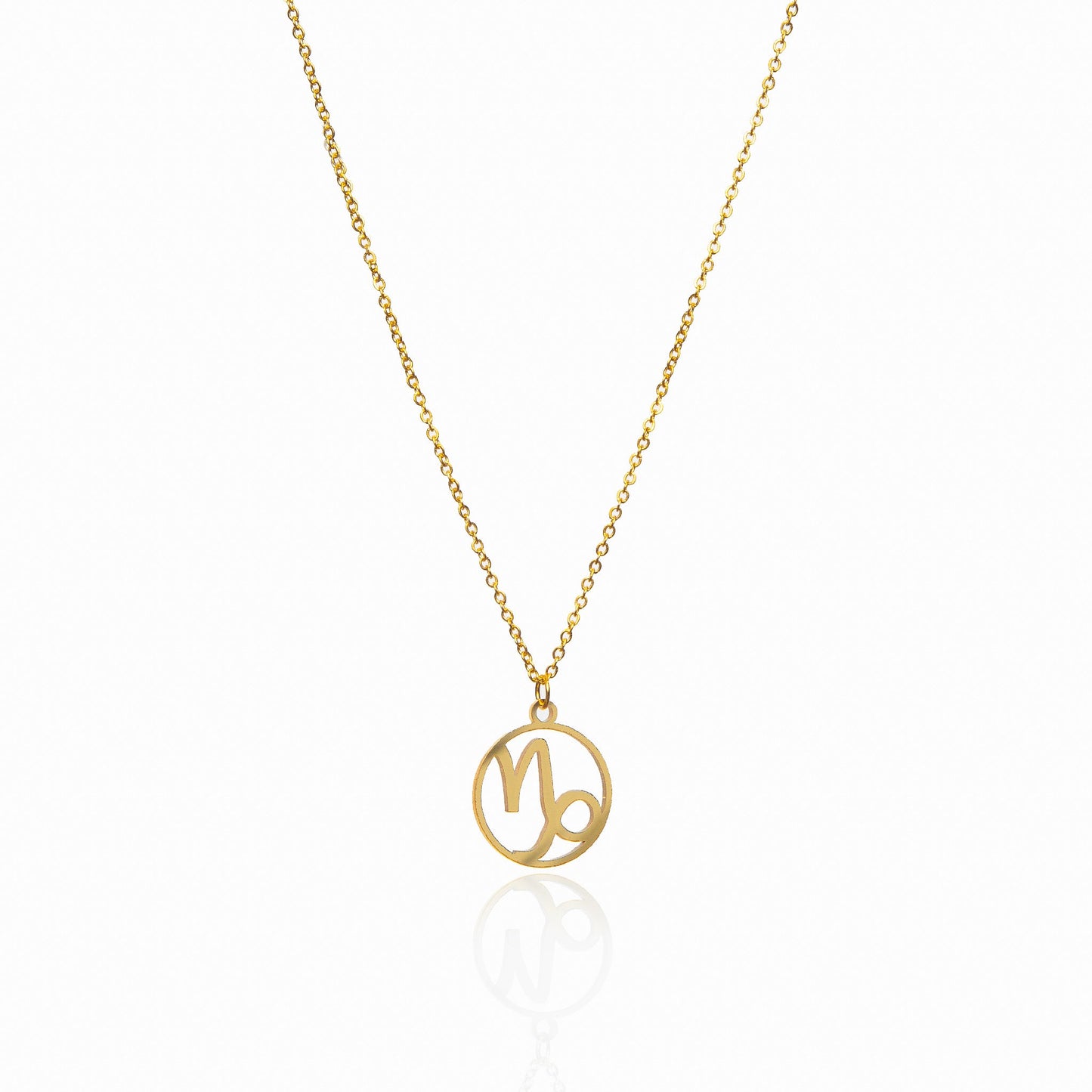 Star Sign Pendant Necklace - Gold