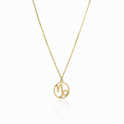 Star Sign Pendant Necklace - Gold