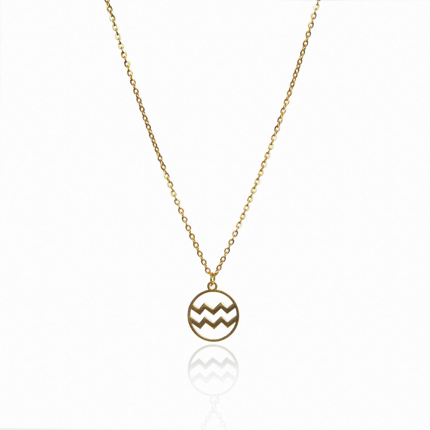 Star Sign Pendant Necklace - Gold