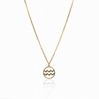 Star Sign Pendant Necklace - Gold
