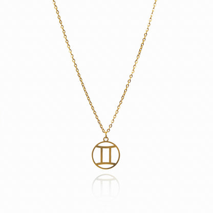 Star Sign Pendant Necklace - Gold