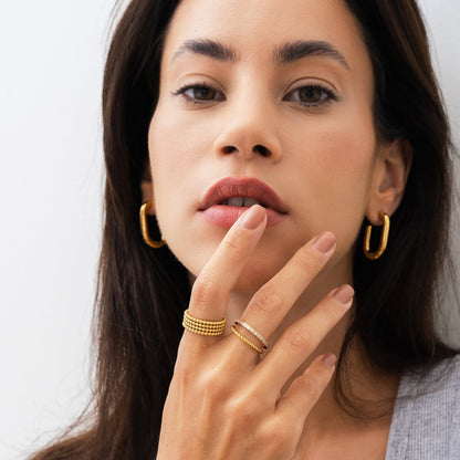 Piper Hoop Earrings - Gold