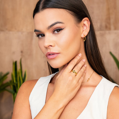 Catania Huggie Earrings - Gold